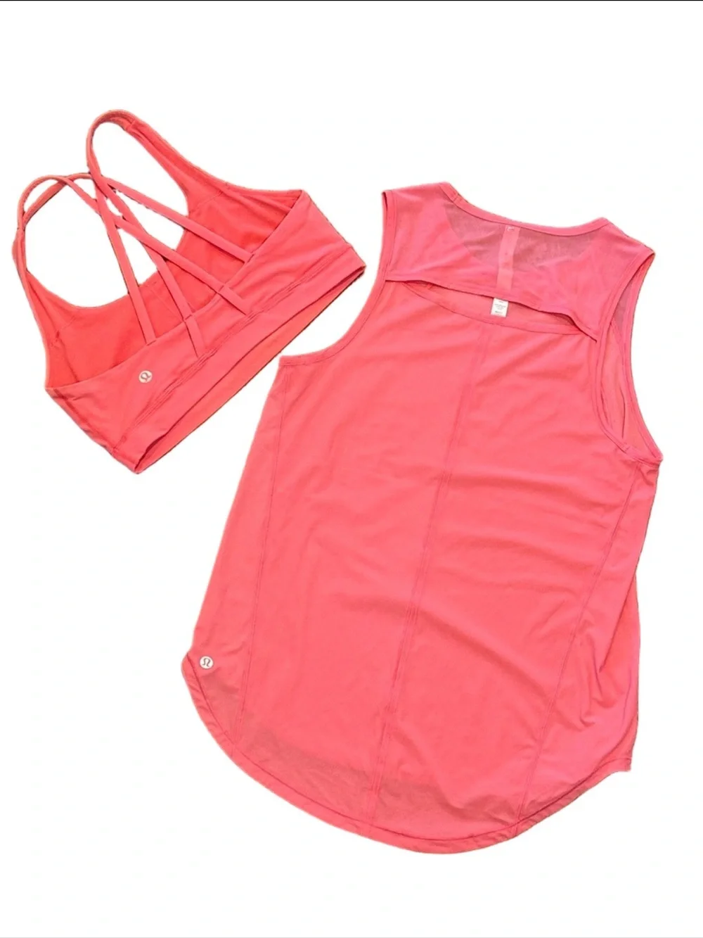 Lululemon Bundle - Sculpt Tank Top + Energy Bra, Sakura Pink | Size 6